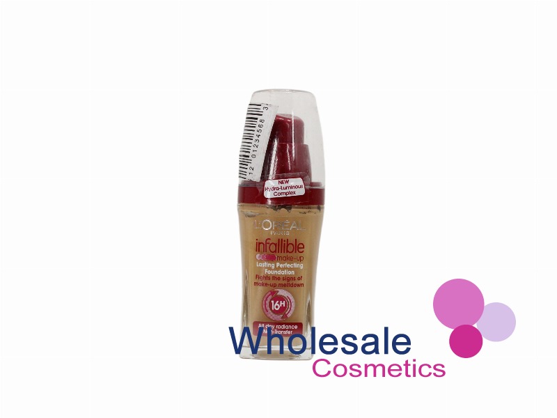 6 x L'Oreal Infallible Foundation 30ml - 260 GOLDEN SUN